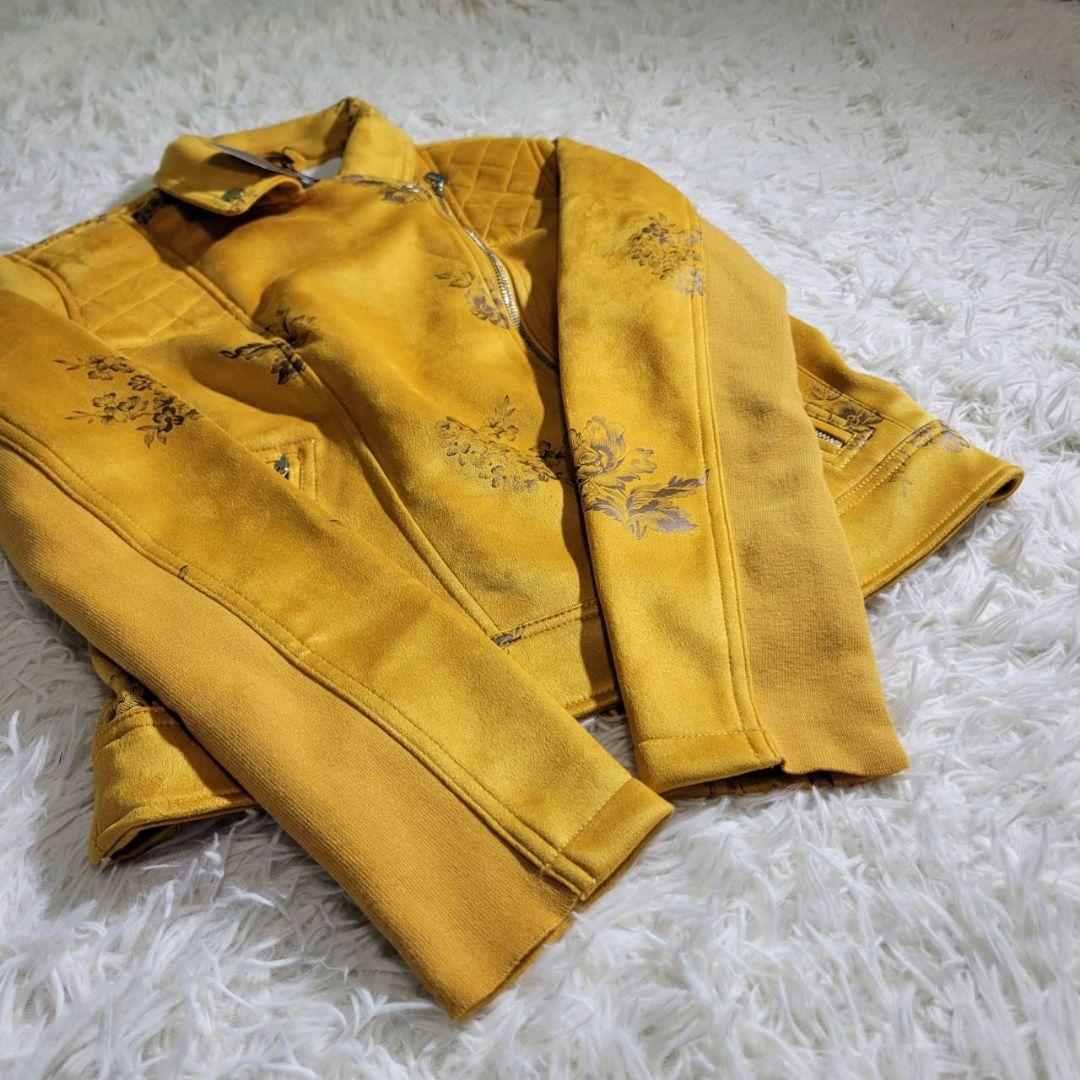 新品タグ付き☆デシグアル　バイカージャケット　ライダースジャケット　花柄　総柄