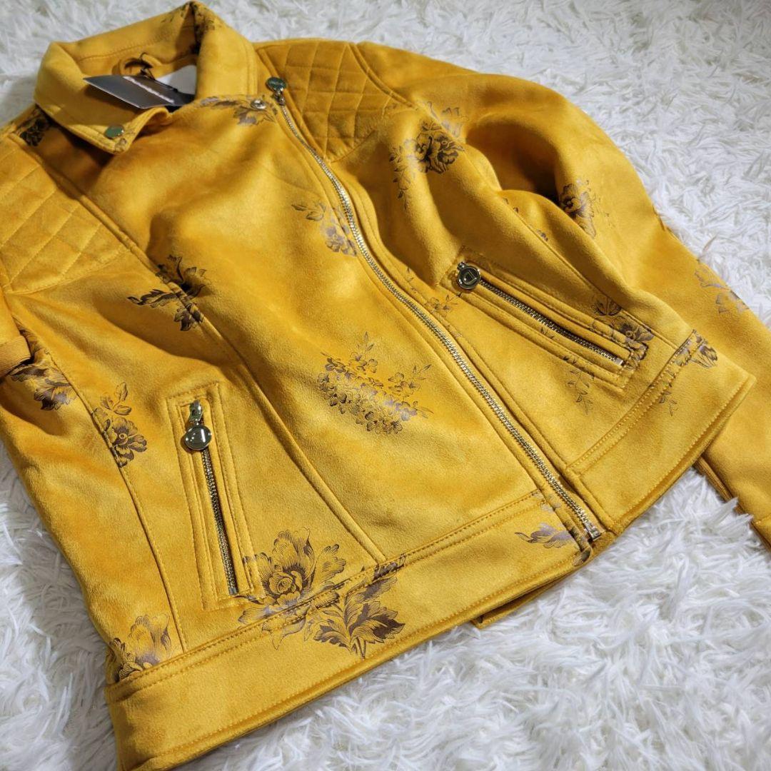 新品タグ付き☆デシグアル　バイカージャケット　ライダースジャケット　花柄　総柄