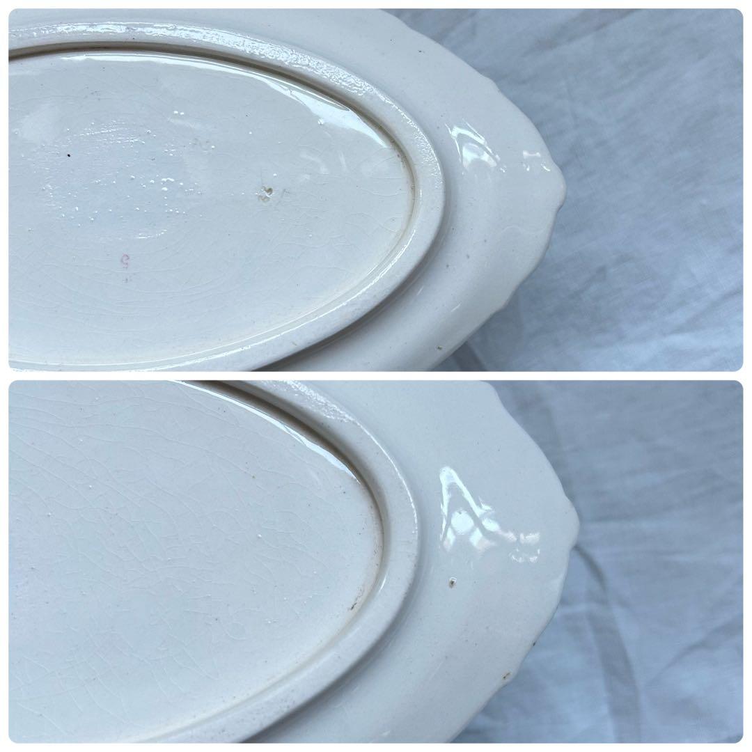 フランスアンティーク　ビレロイボッホ　ソーシエール　ピンク　赤