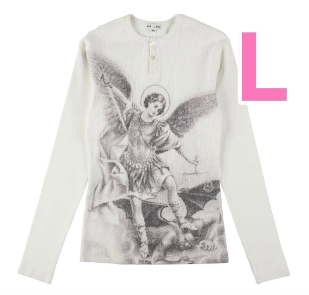 VALLAD V.HENRY NECK L/S WHITE サーマル