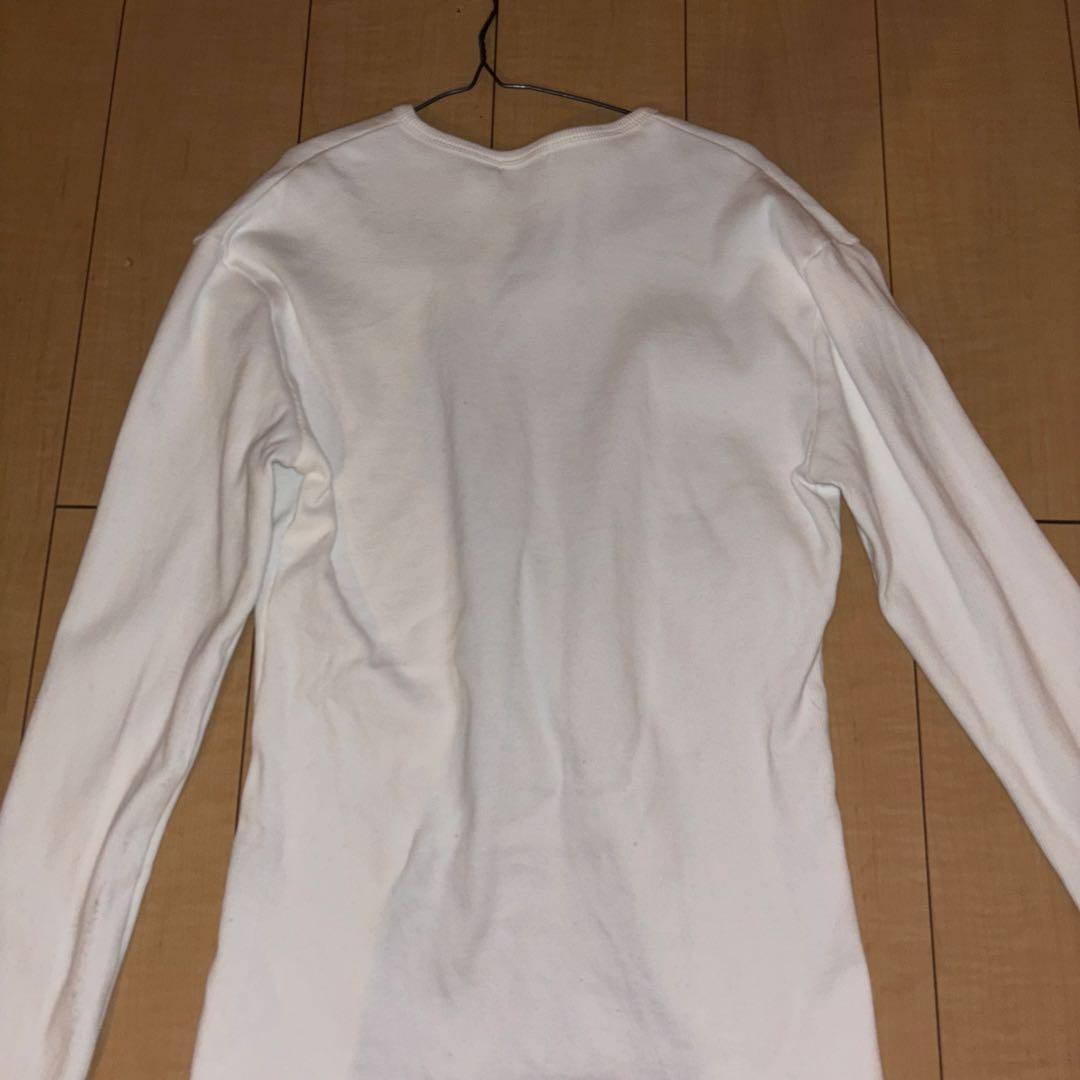 VALLAD V.HENRY NECK L/S WHITE サーマル