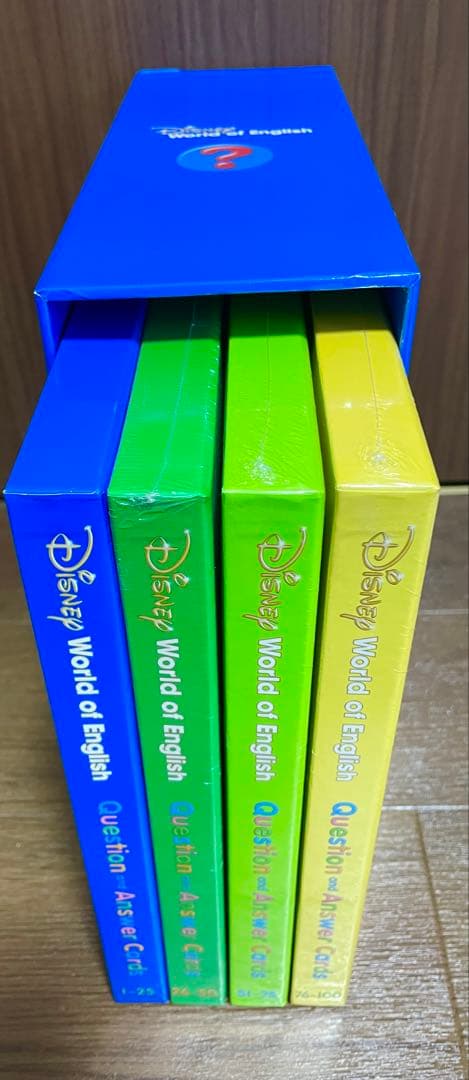 【美品】クエスチョンアンドアンサー ディズニー 英語　Q&Aカード　dwe