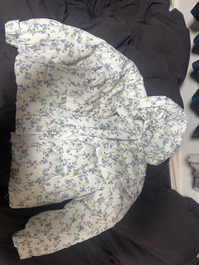 Recycleリボンダウンジャケット