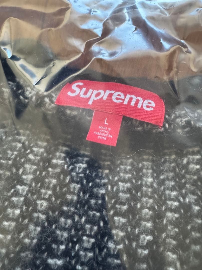 Supreme 2-Tone Mohair Cardigan カーディガン