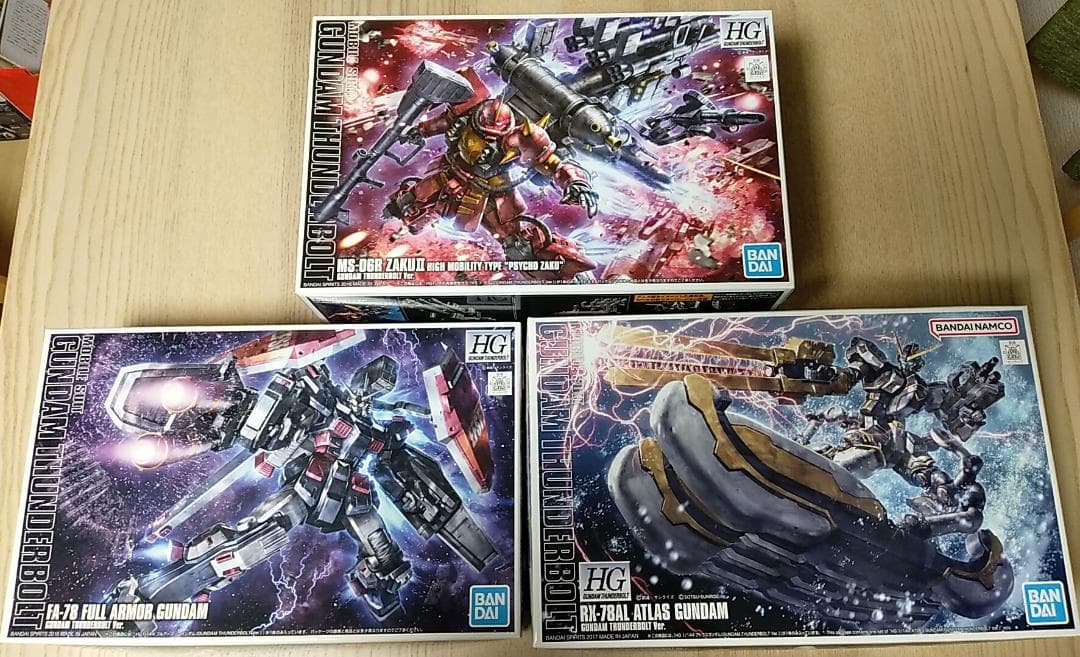 ■HGUC 3体1セット / サンダーボルトシリーズ