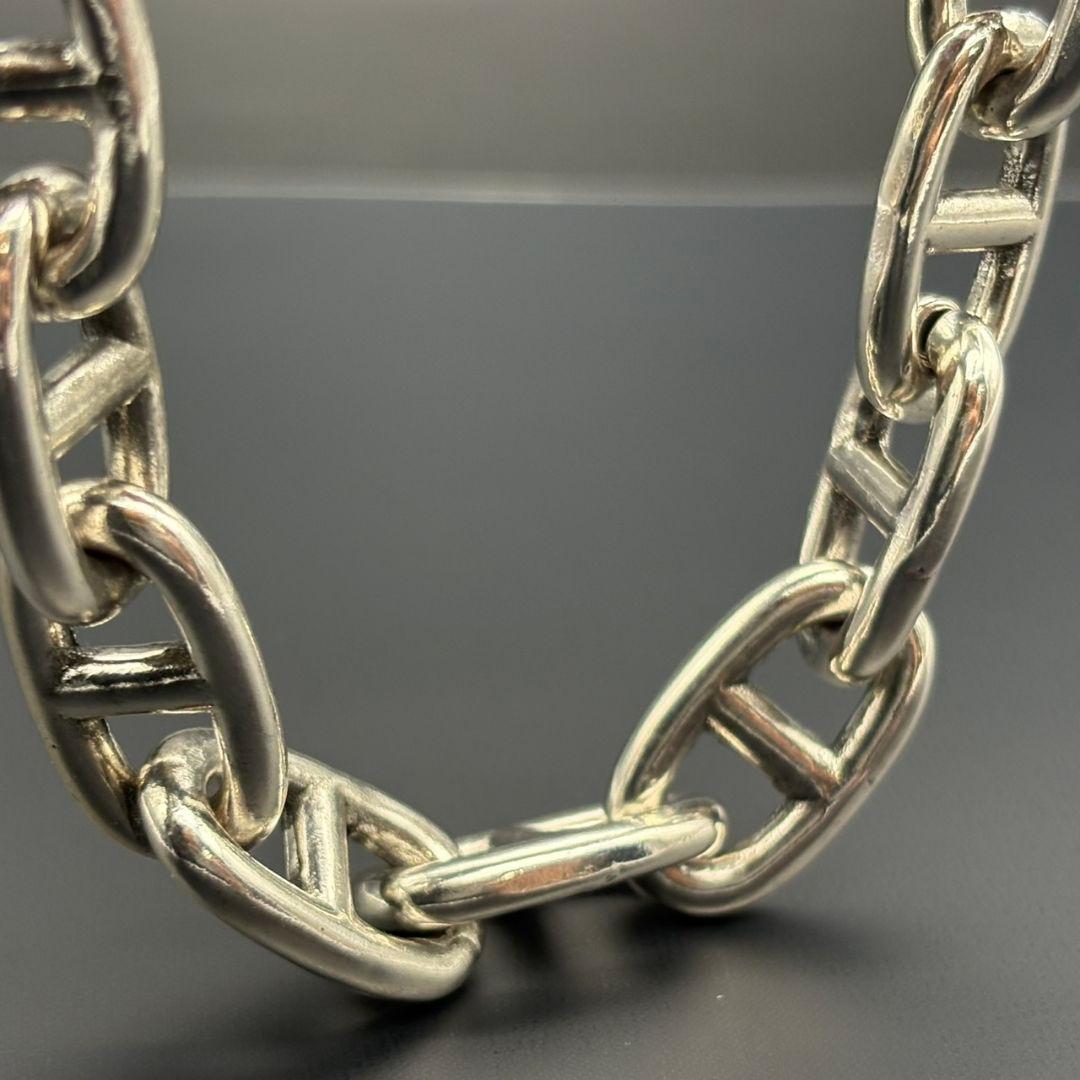 ヴィンテージ シェーヌ シルバー 925 刻印 アンカー チェーン 兼用