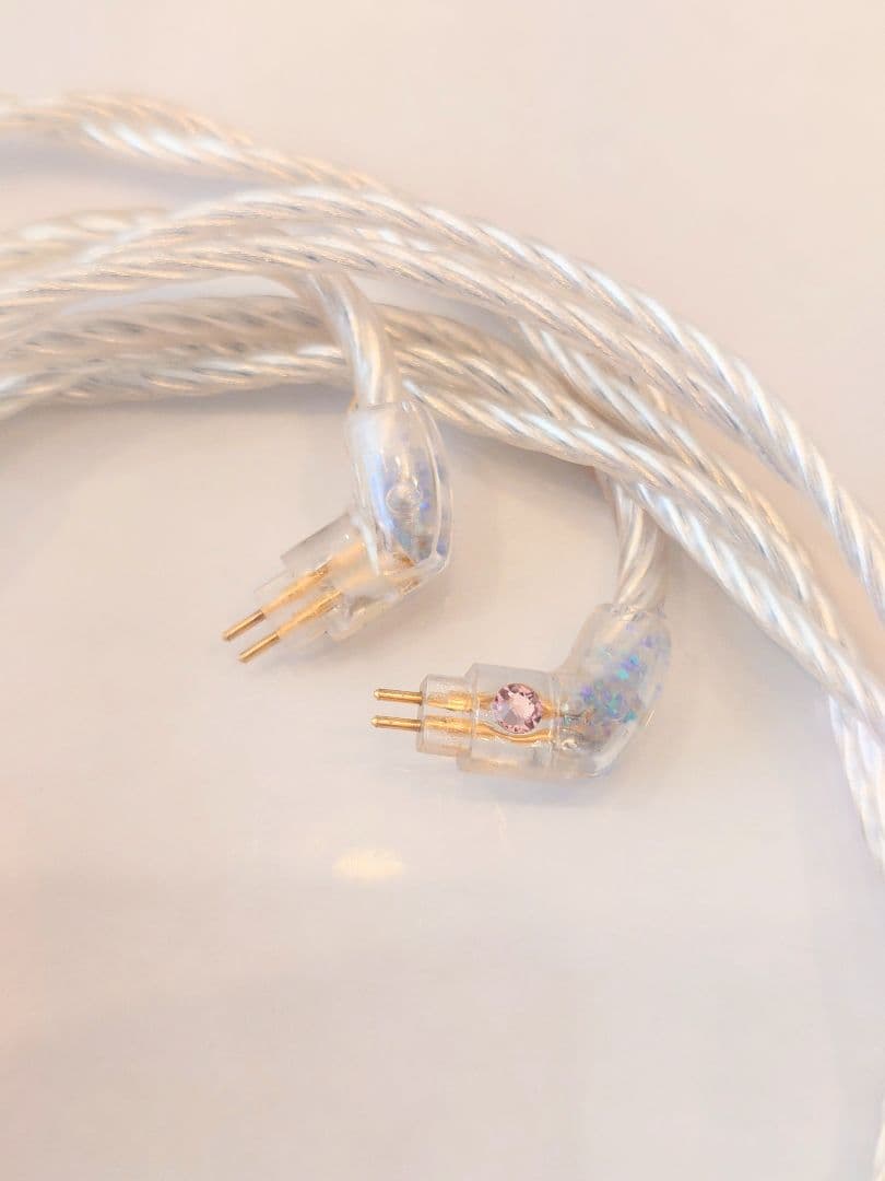 enri works イヤホン リケーブル 8芯 2pin 4.4mm バランス