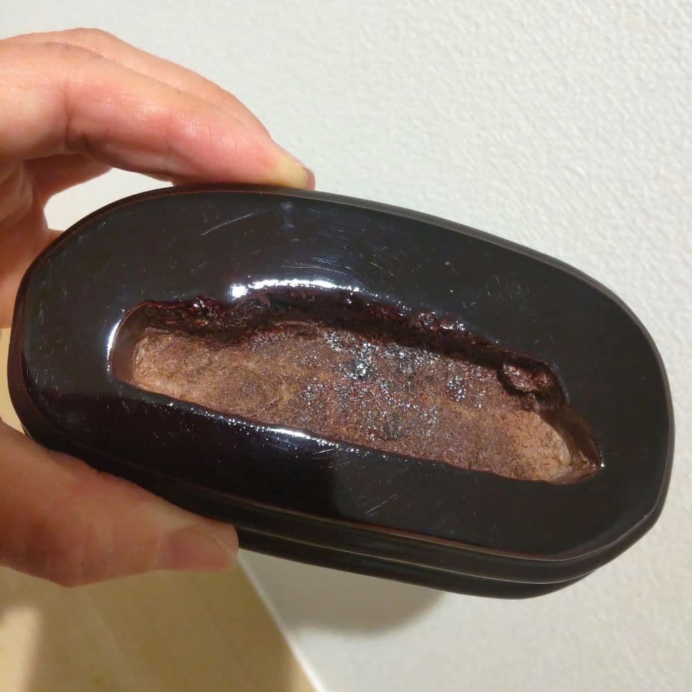 瑪瑙 アゲート 馬 置物 木製台座付き