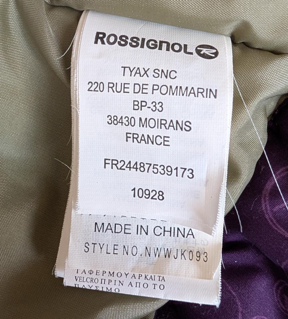 【美品】【日本M～L】ロシニョール レディーススキーウェア上下 スノーウェア