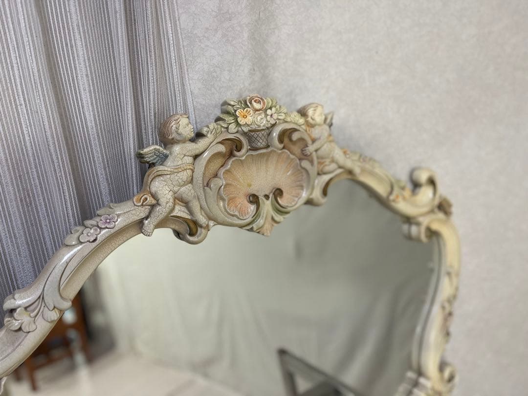 Baroque vintage mirror ロココ調／エンジェル