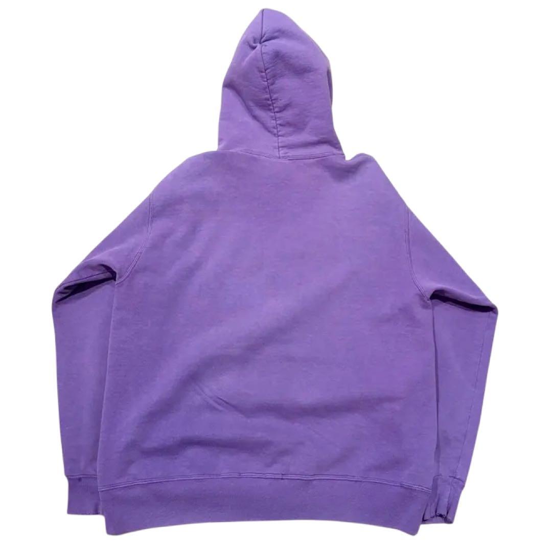 オールド 90s USA製 champion 前V スウェット フーディー 紫