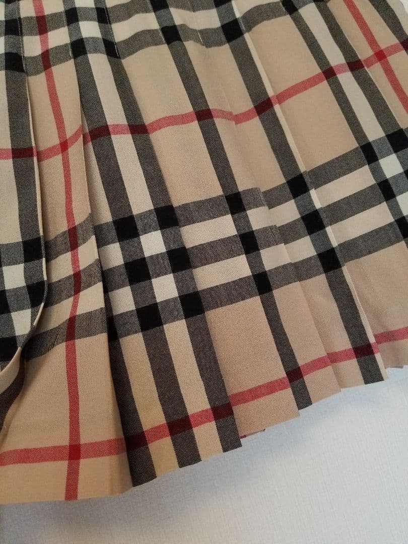 バーバリーロンドンキッズスカート本革ベルトフォーマル 入学 卒園 美品