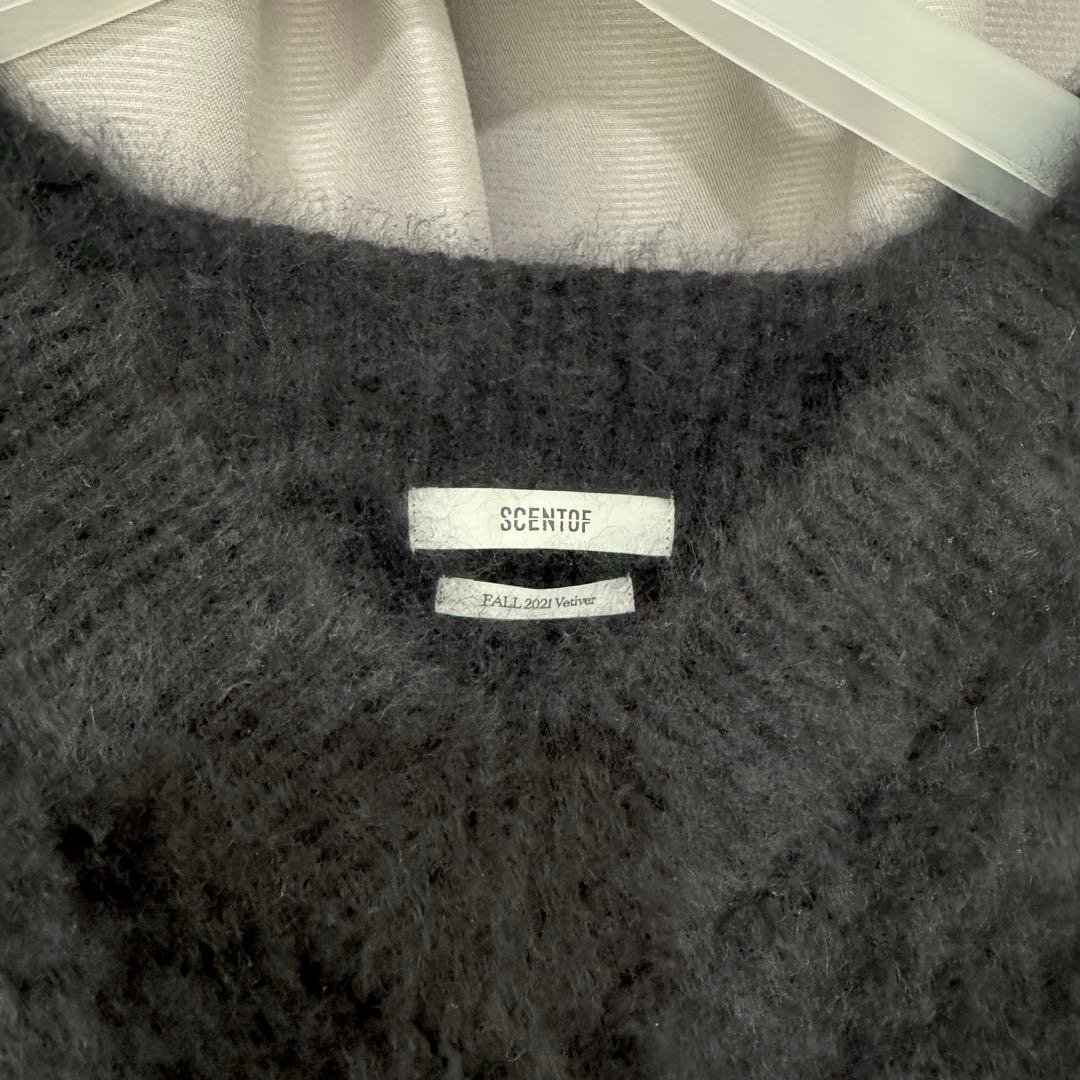 AP STUDIO SCENTOF Light FurVネックニット