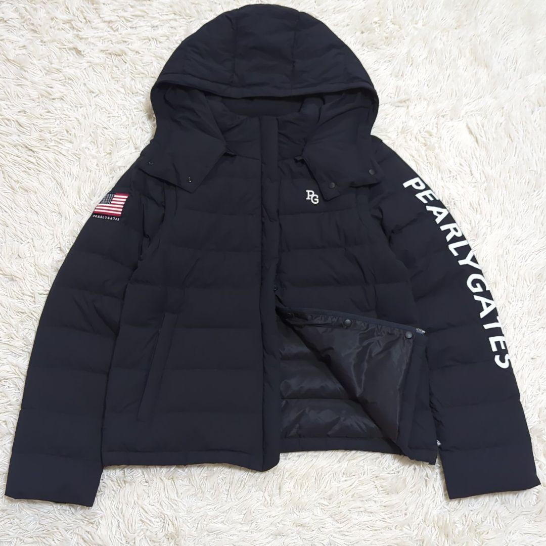 未使用級 0 パーリーゲイツ 3way ダウンジャケット 星条旗 ネイビー