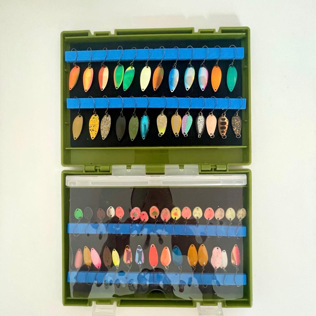 スプーン 57枚セット 管釣り エリアトラウト ケース付き