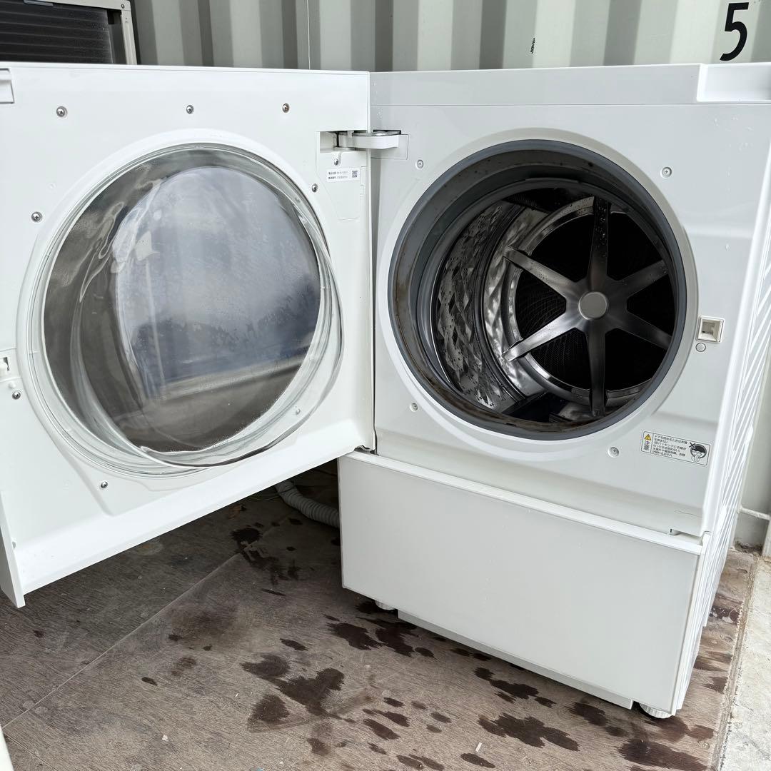設置込み✨　パナソニック　ドラム洗濯機　キューブル　ホワイト　10kg