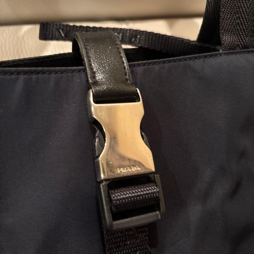 PRADA 黒 ナイロン トートバッグ