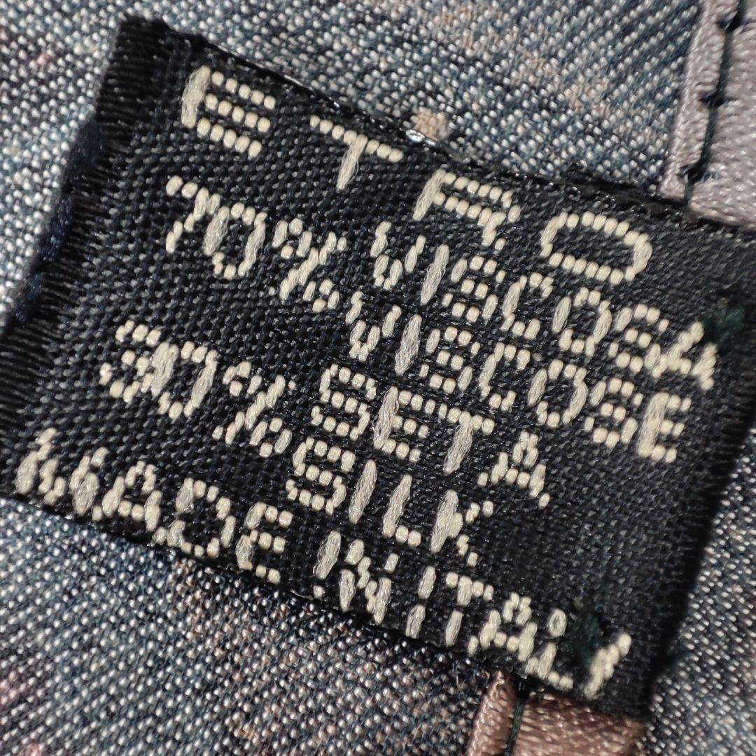 美品　ETRO　エトロ　スカーフ　130　ビスコース　シルク　リバーシブル