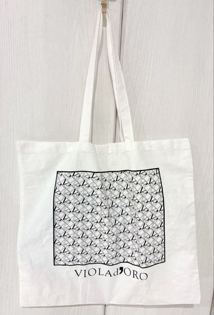 【極美品】VIOLAd’ORO BIANCA トートバッグ S 2WAY 黒