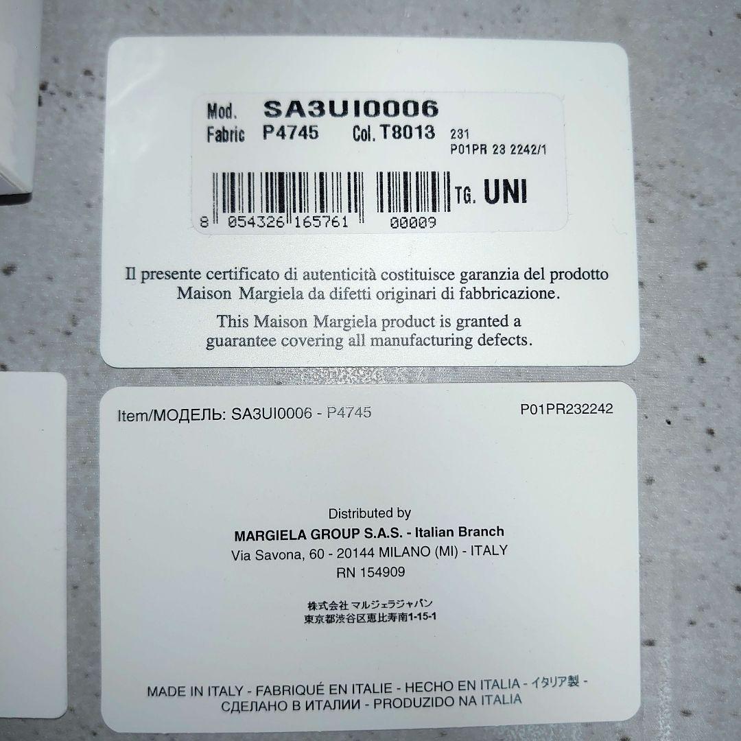 未使用　メゾンマルジェラ　4ステッチ　二つ折りケース　SA3UI0006