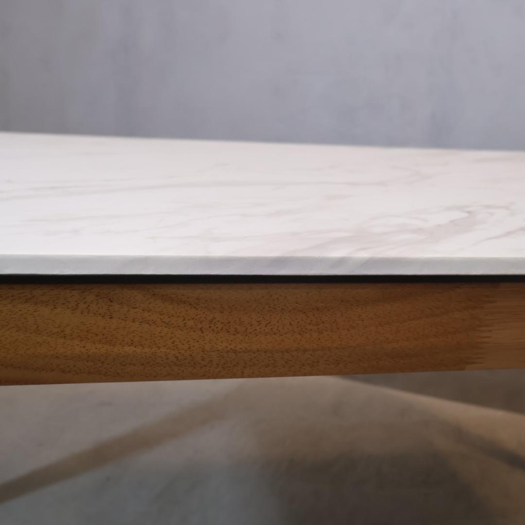 DAIMARU TIM ダイニングテーブル 食卓 4人用 大理石調 マーブル模様