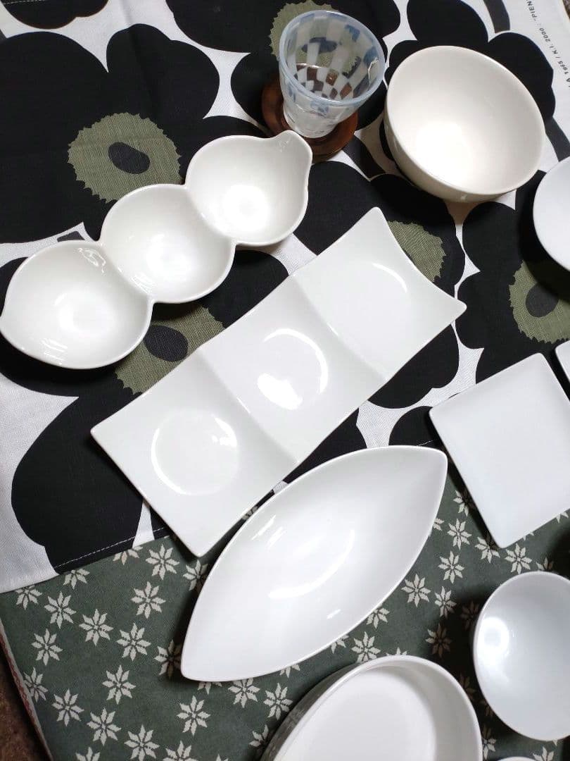 白 食器 19点■まとめ売り 未使用〜中古品 ■陶器 蚤の市 ヴィンテージ