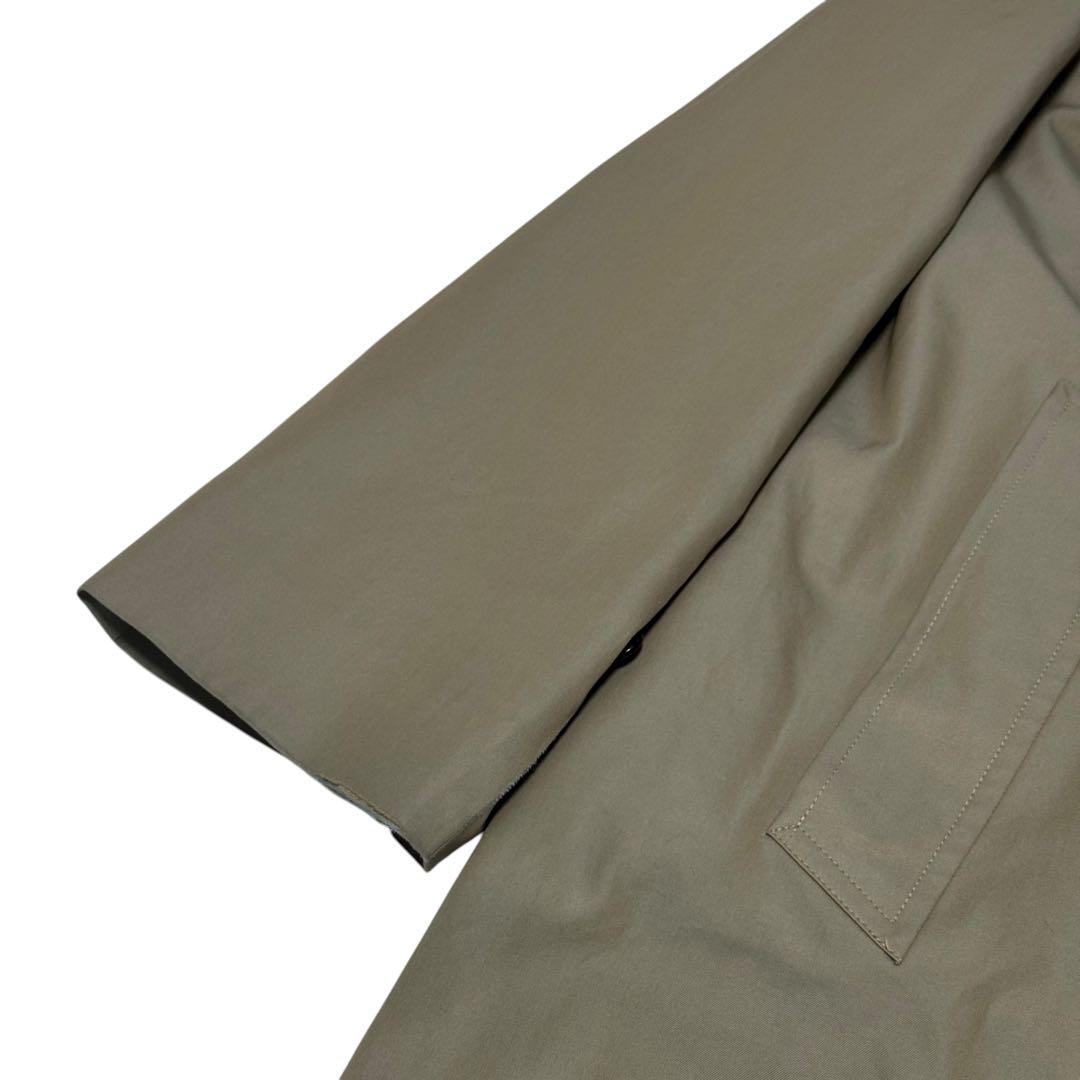 バーバリーロンドン　ステンカラーコート　カシミヤ　メガチェック　ライナー　玉蟲L