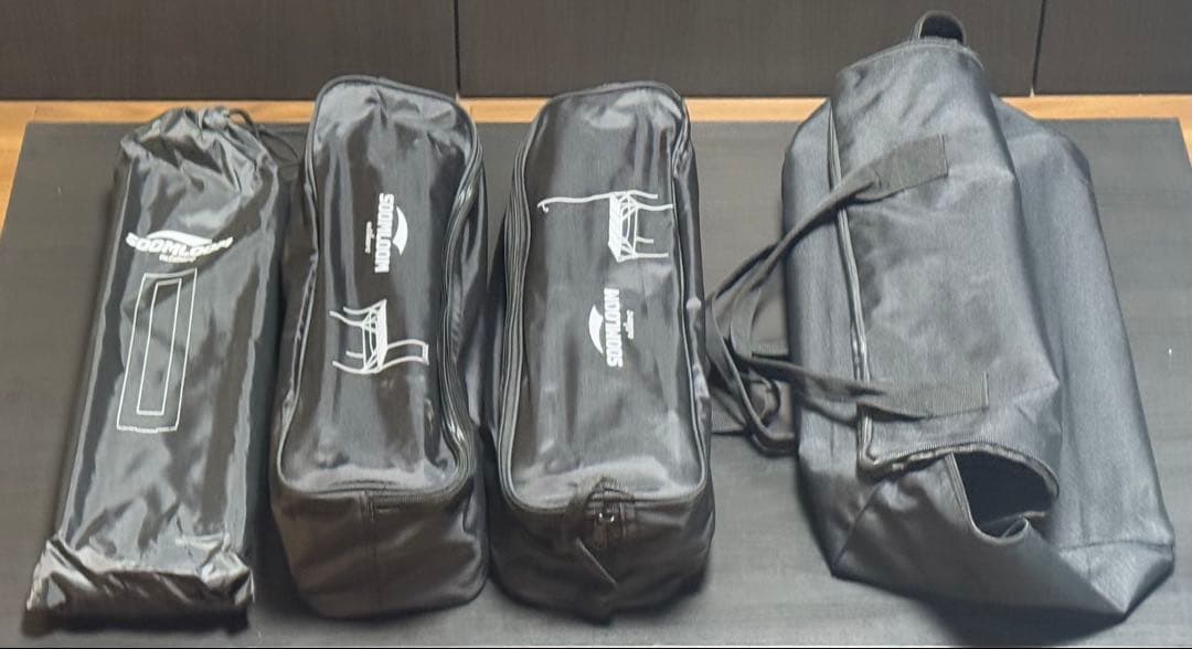 Soomloom スームルーム アウトドアテーブル2個&天板&収納ケースセット