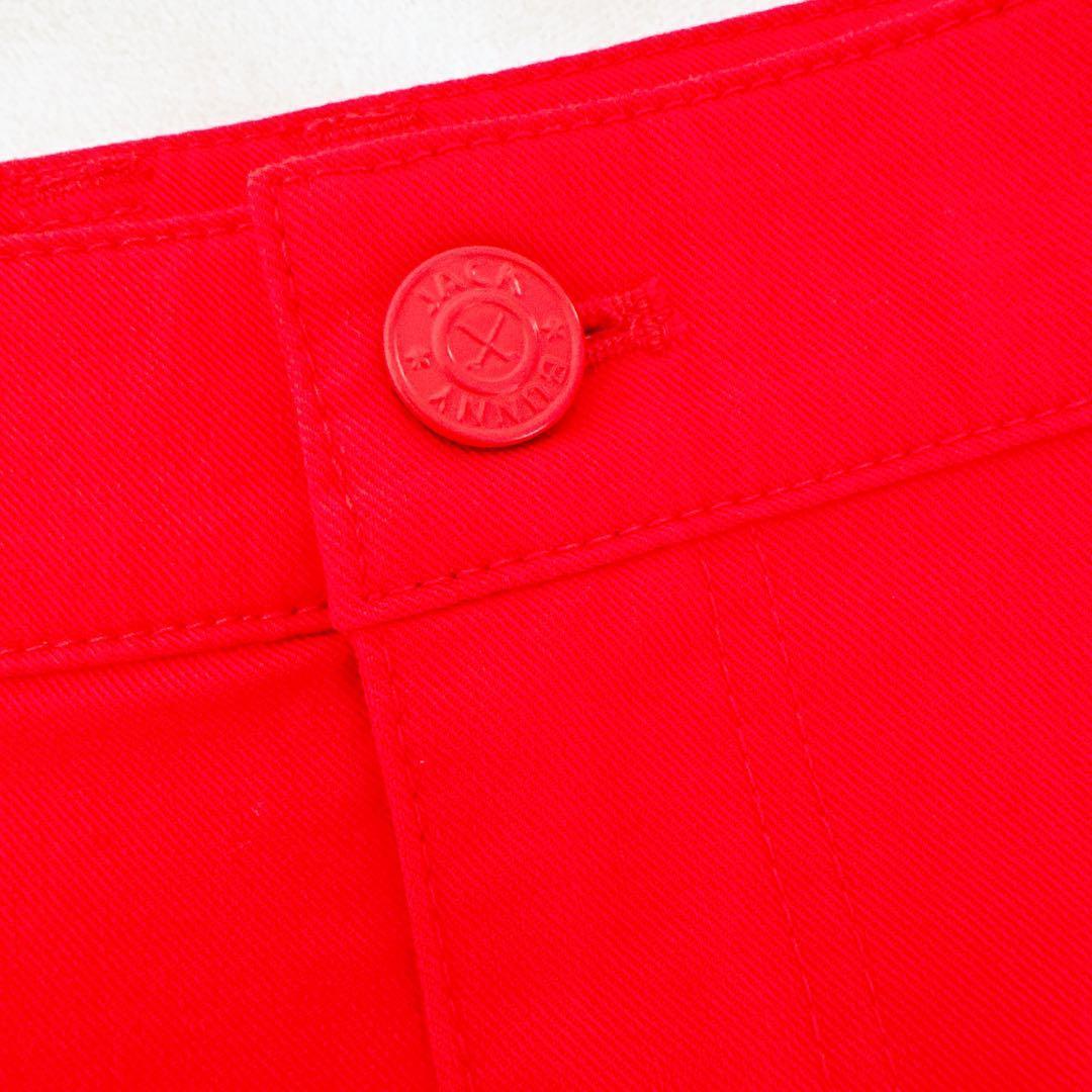 限定コラボ ビックロゴ ジャックバニー×コカコーラゴルフ スカート白 赤