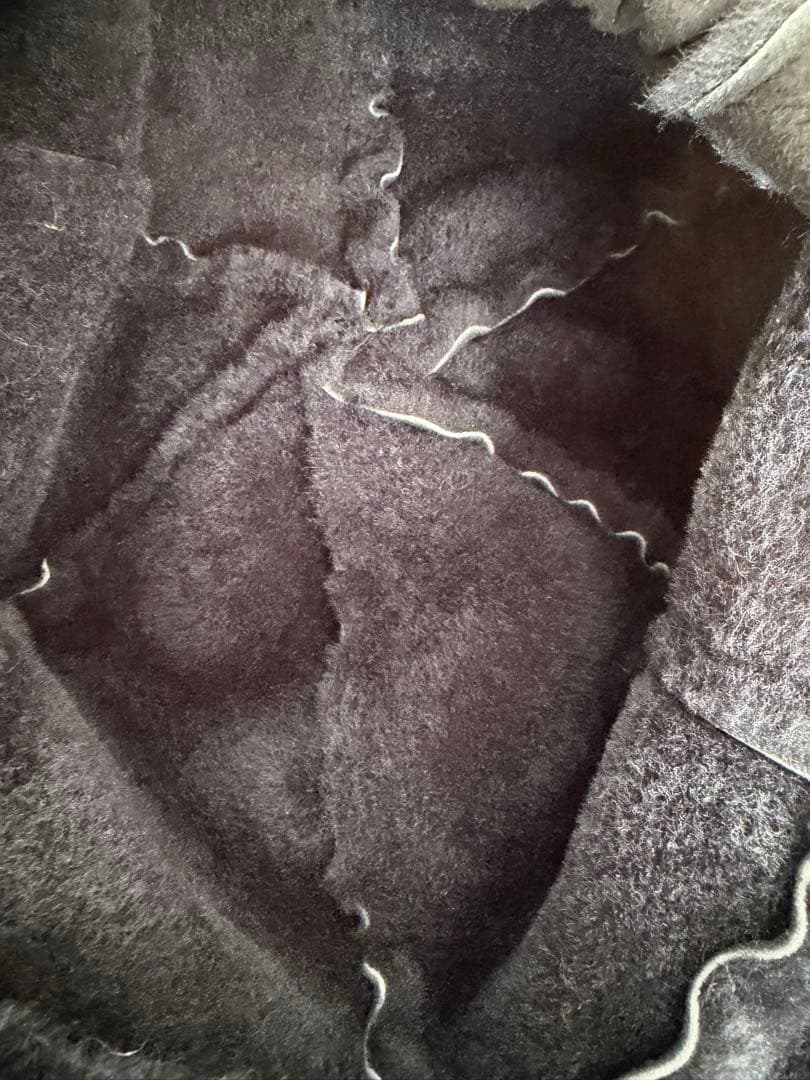 【未使用】ミュールバウアー　ムートン帽子　ボアキャップ　ブラック