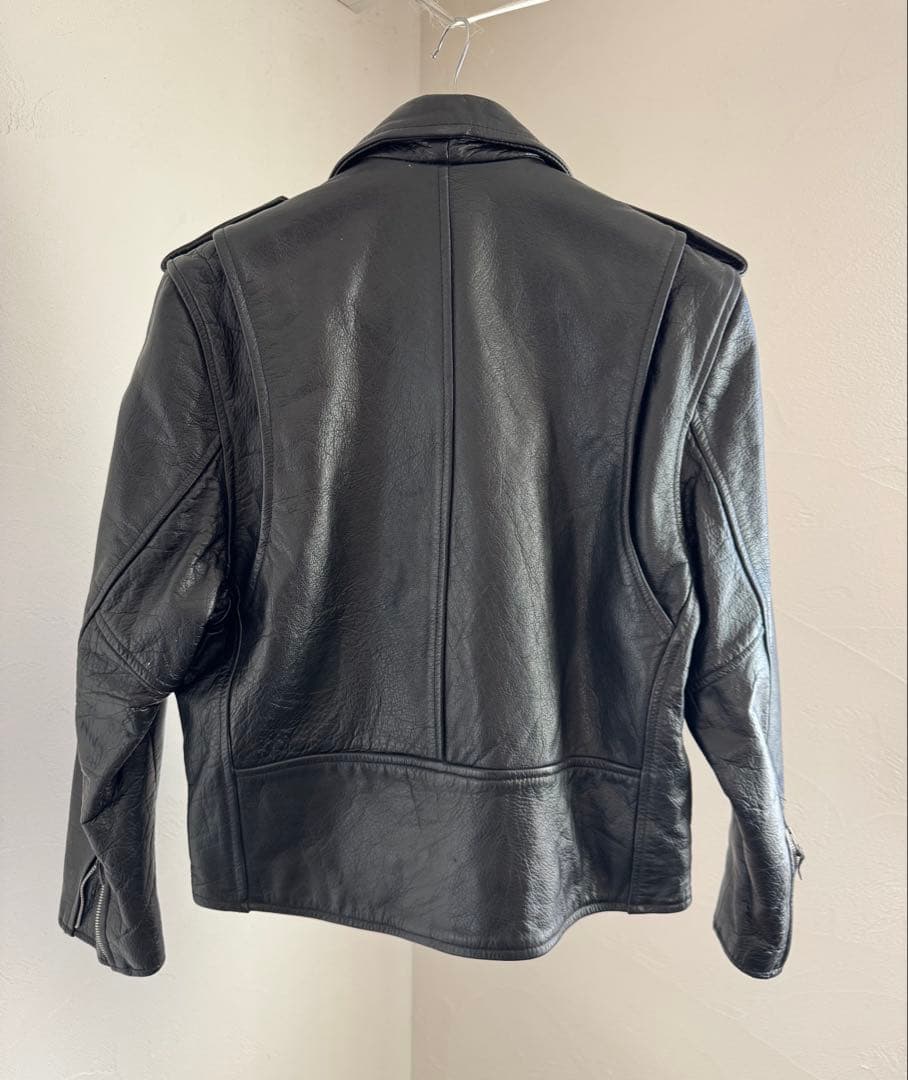 【極美品】 Vintage ダブルライダースジャケット 本革