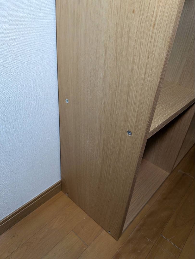 ■送料込■無印スタッキングシェルフ 3×2 木製家具棚 収納MUJIオーク材