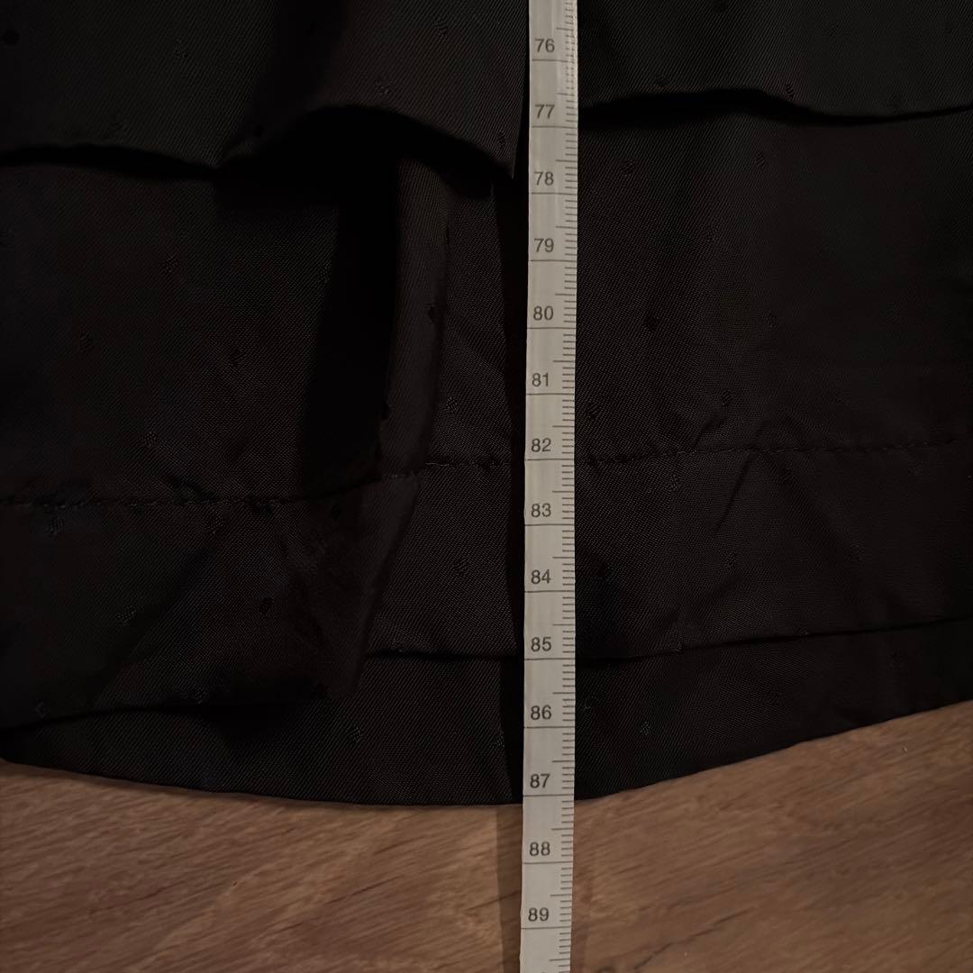 黒 ドット柄 パンツスカート　コムデギャルソン