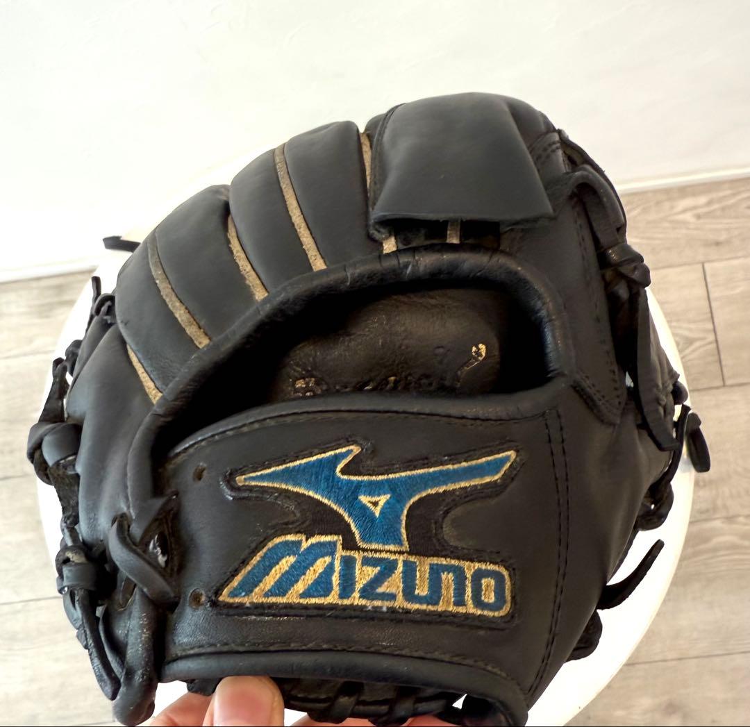 ミズノ　投手用グローブ　Mizuno ミズノ　ブラックプロフェッショナル　投手用