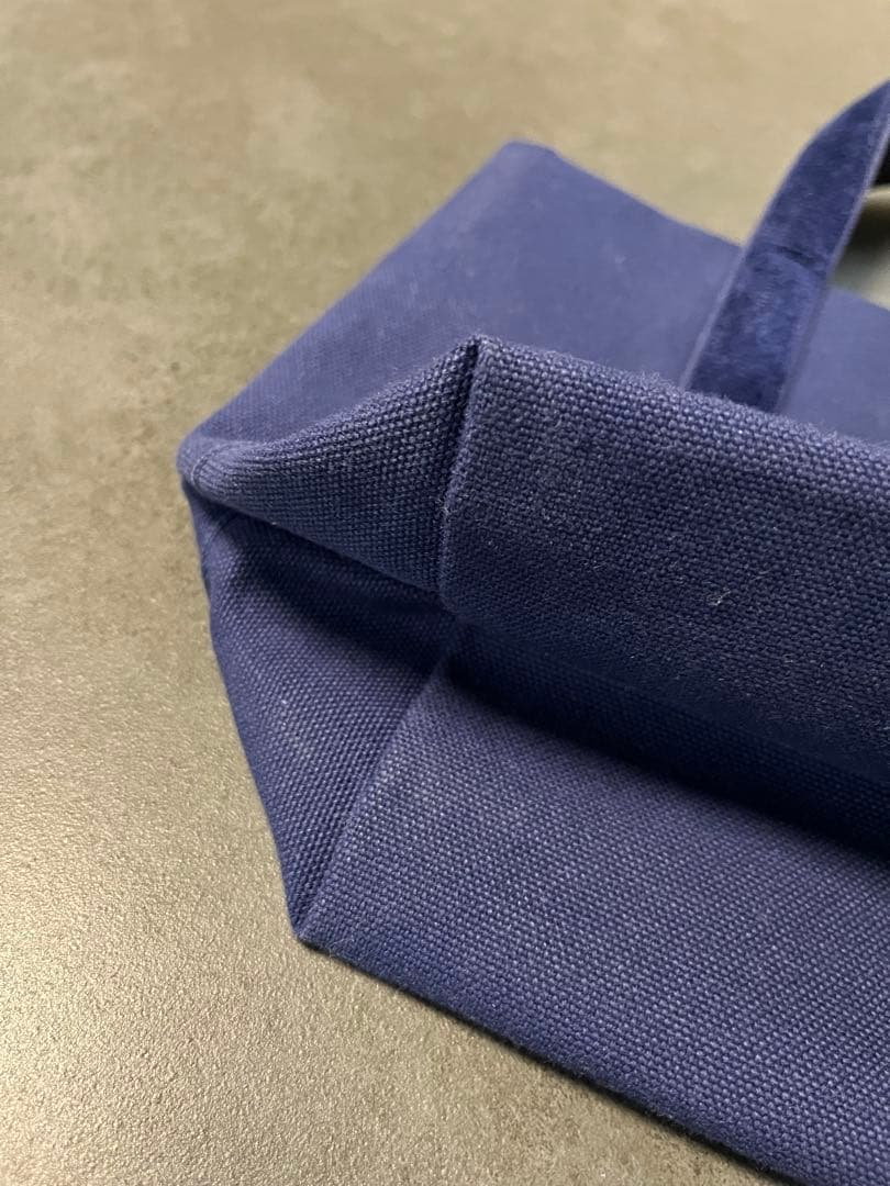 ラブラリーバイフェイラー オールドテディ ワッペントートバッグ ネイビー 小