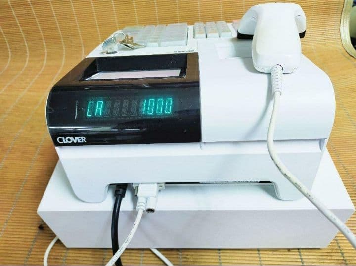 クローバーレジスター JET-670スキャナ付き　PC連携送料込　303007