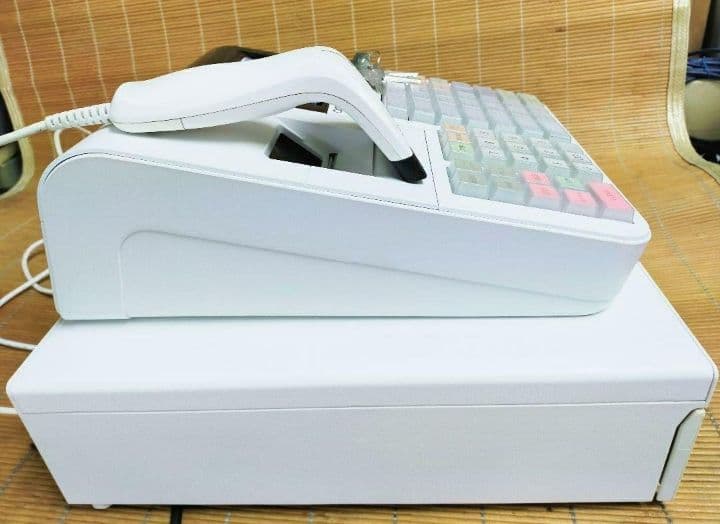 クローバーレジスター JET-670スキャナ付き　PC連携送料込　303007