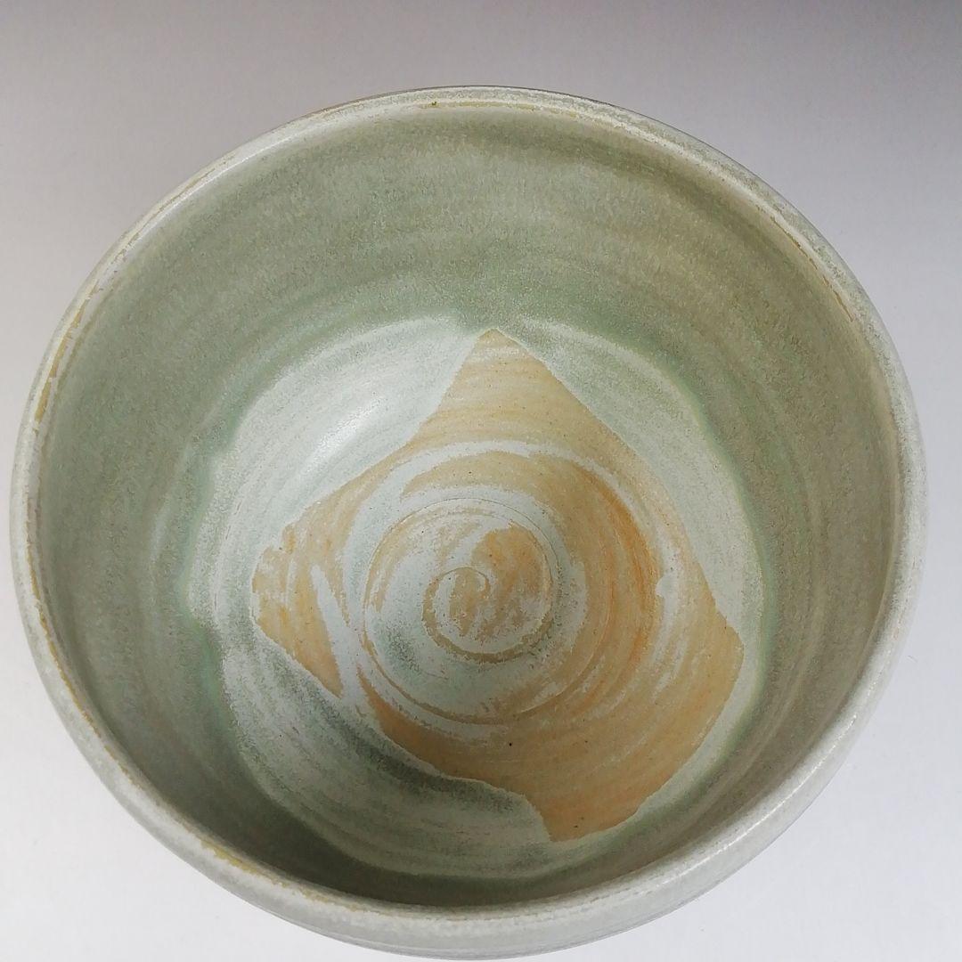Ｔ７０５　茶碗　『象牙色釉　茶碗』『九谷焼』『伊豆蔵寿郎 造』共箱　抹茶碗　茶道