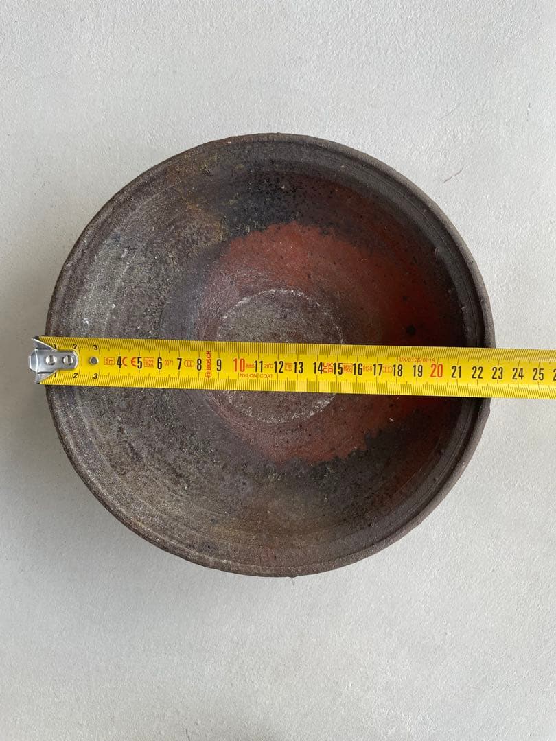 森岡成好 焼締皿 カレー皿 パスタ皿 南蛮焼締