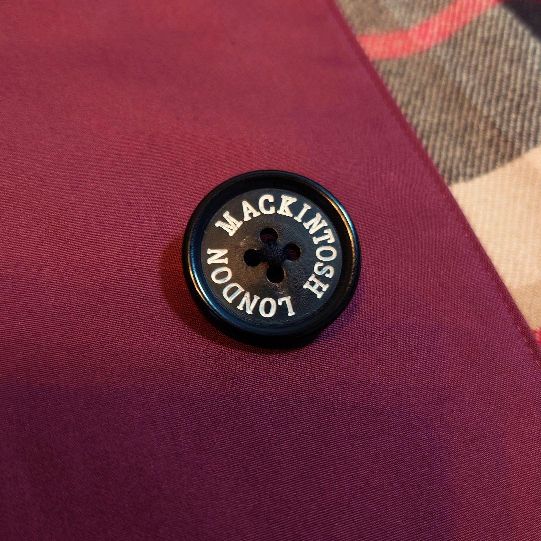 Ｖ*z様 マッキントッシュロンドン ダンケルド ステンカラーコート ボルドー 3