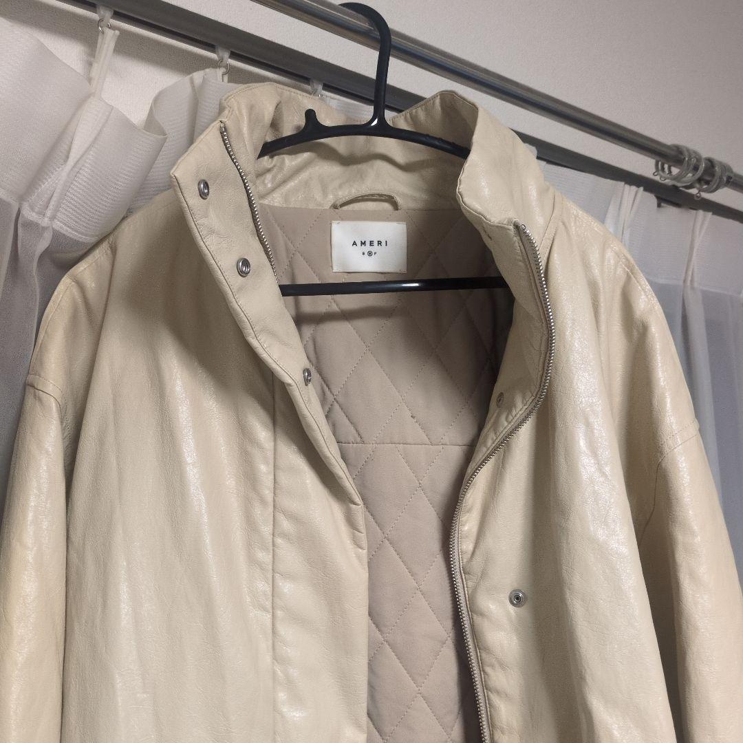アメリヴィンテージ　PASTINGLIKEFAKELEATHERJACKET．М