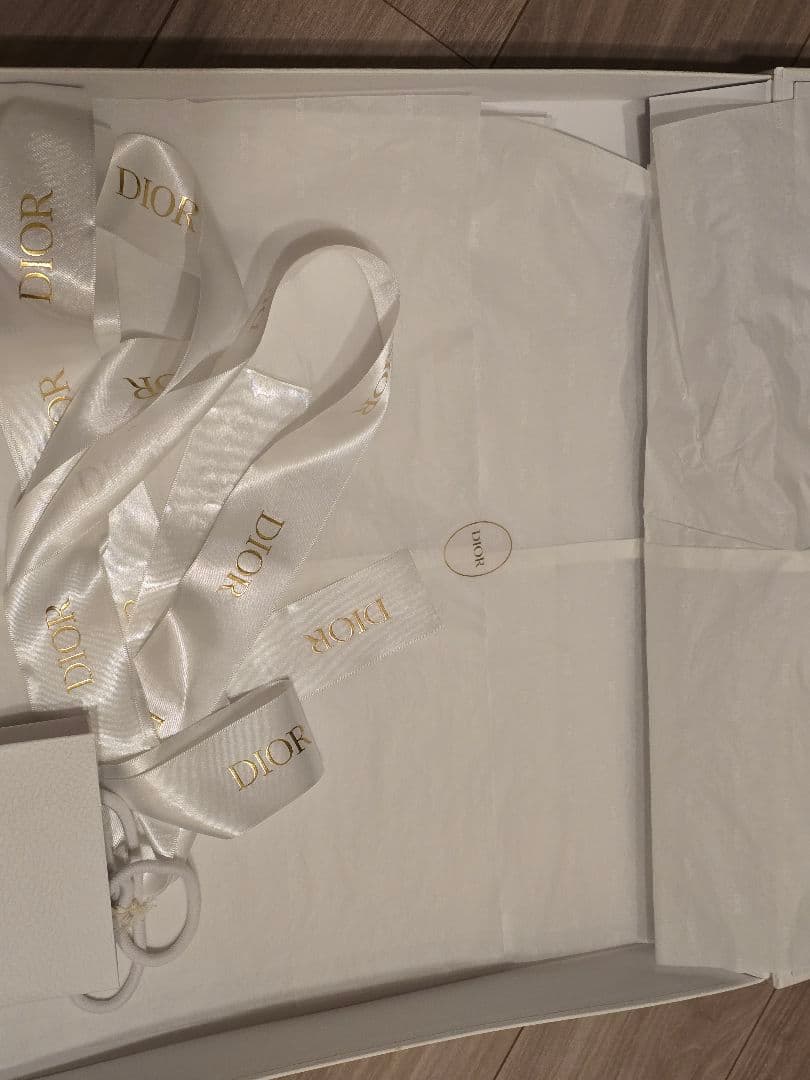 極美品　Dior ブックトート バッグ ミディアム ブルー