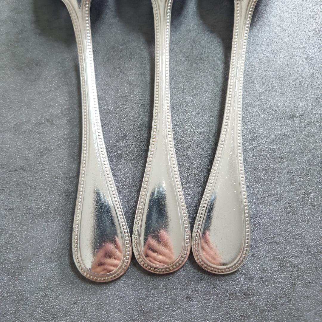 希少 クリストフル パール デザートスプーン 3点