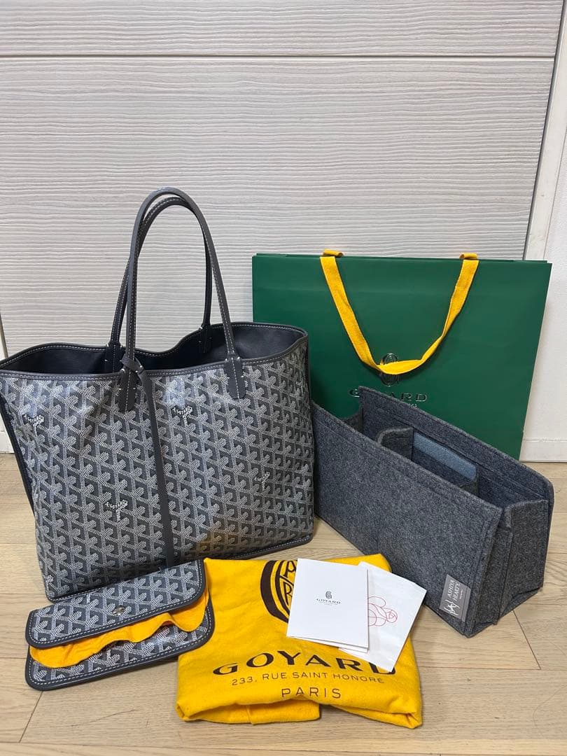 【購入証明書あり】ゴヤール アンジュPM リバーシブル グレー