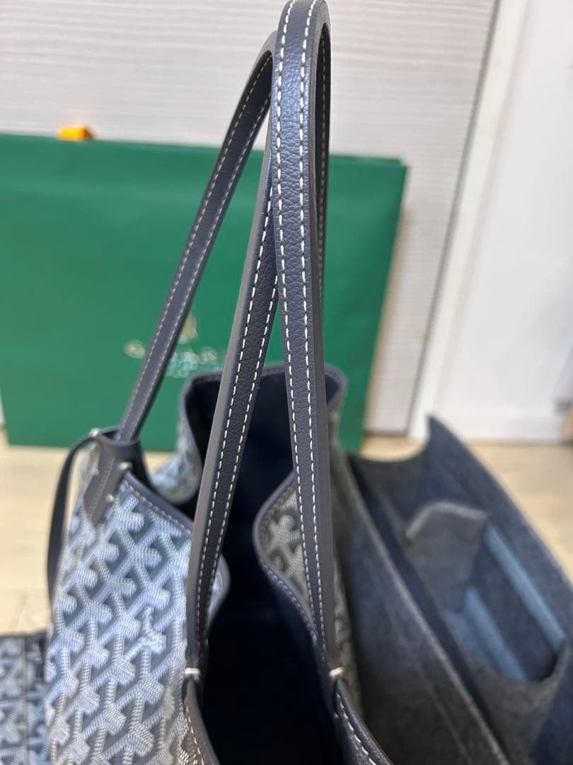 【購入証明書あり】ゴヤール アンジュPM リバーシブル グレー