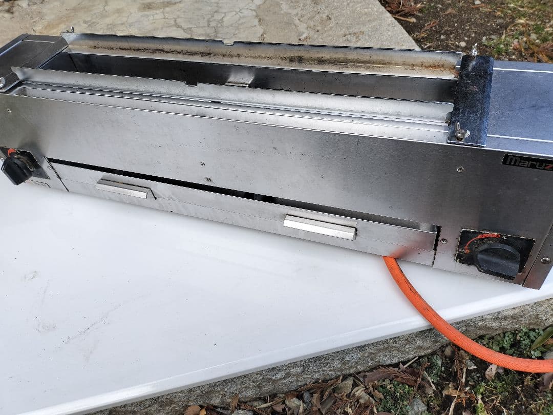 マルゼン　MGK-102B ステンレス ガス下火式焼物器　やきとり