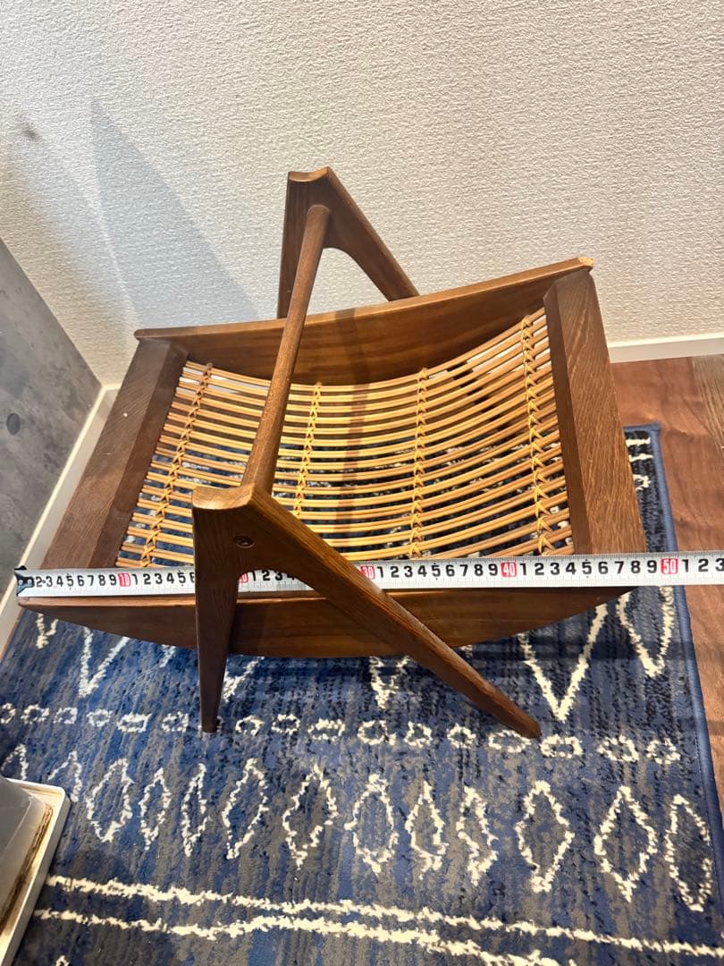 オールドマルニ maruni 1960年代 マガジンラック 孔雀ロゴ