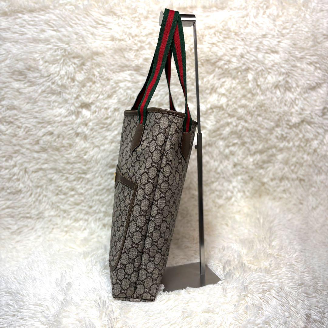 希少　極美品　グッチ GUCCI オールドグッチ　トートバック　シェリーライン