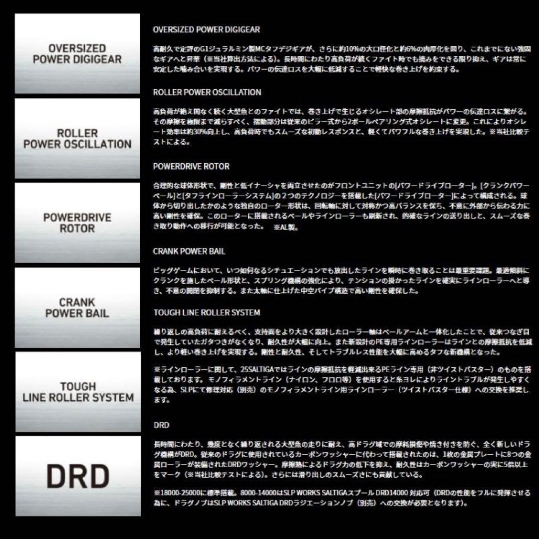 25ソルティガ 8000 25ソルティガ　8000-p ダイワ　PE3号付き