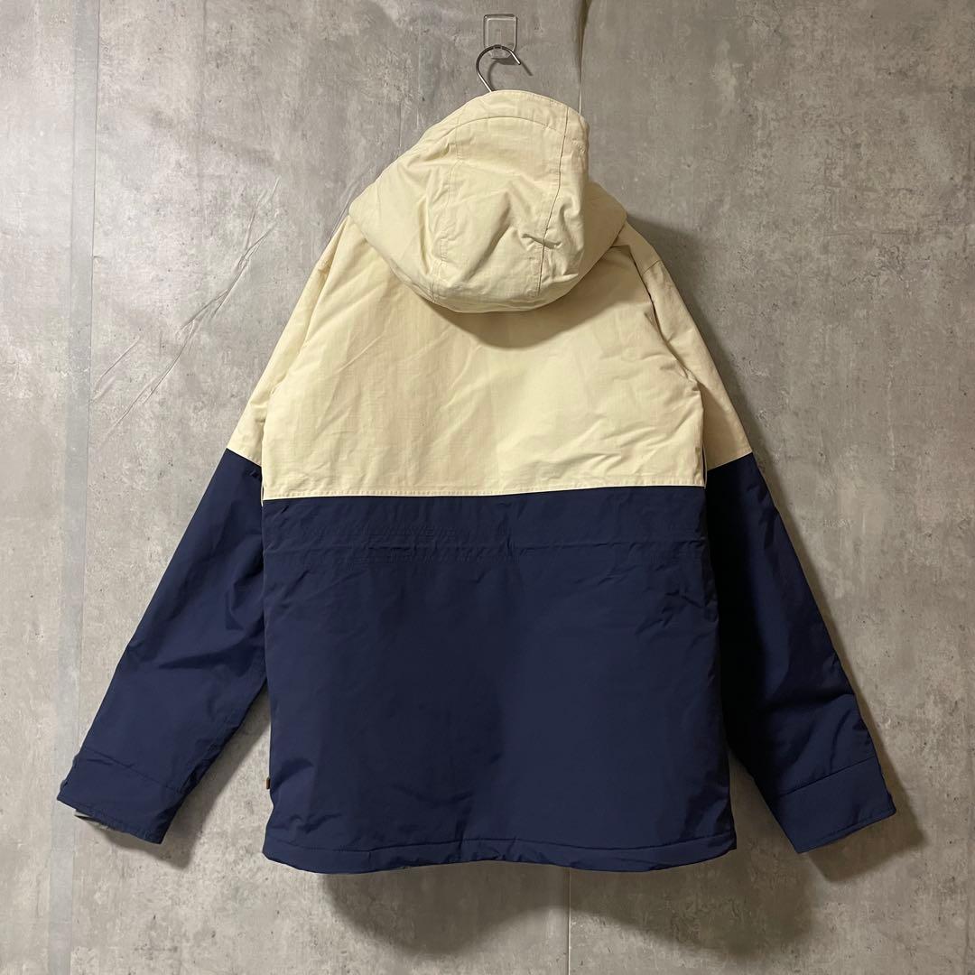 Burtonバートンスキーウェアスノーボードジャケットパーカーフード紺ネイビー白
